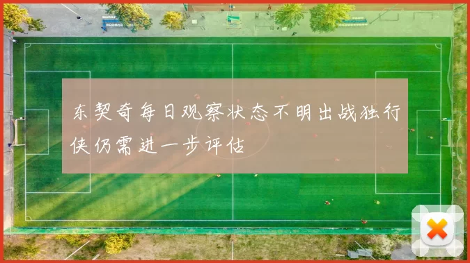东契奇每日观察状态不明出战独行侠仍需进一步评估